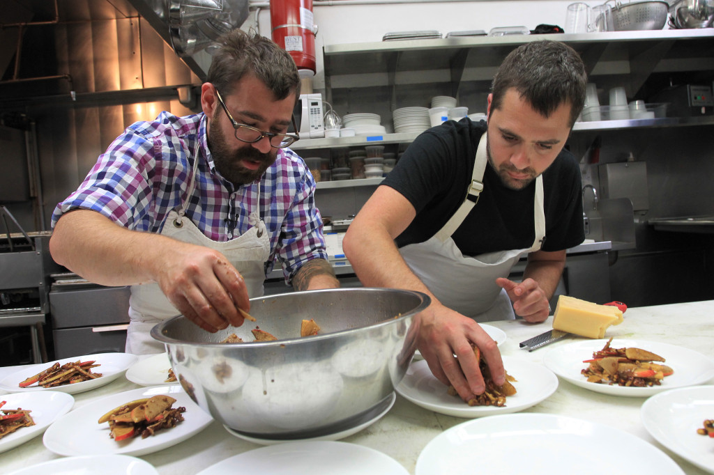 Chefs Vinny Dotolo and Jon Shook (Photo by David McNew)