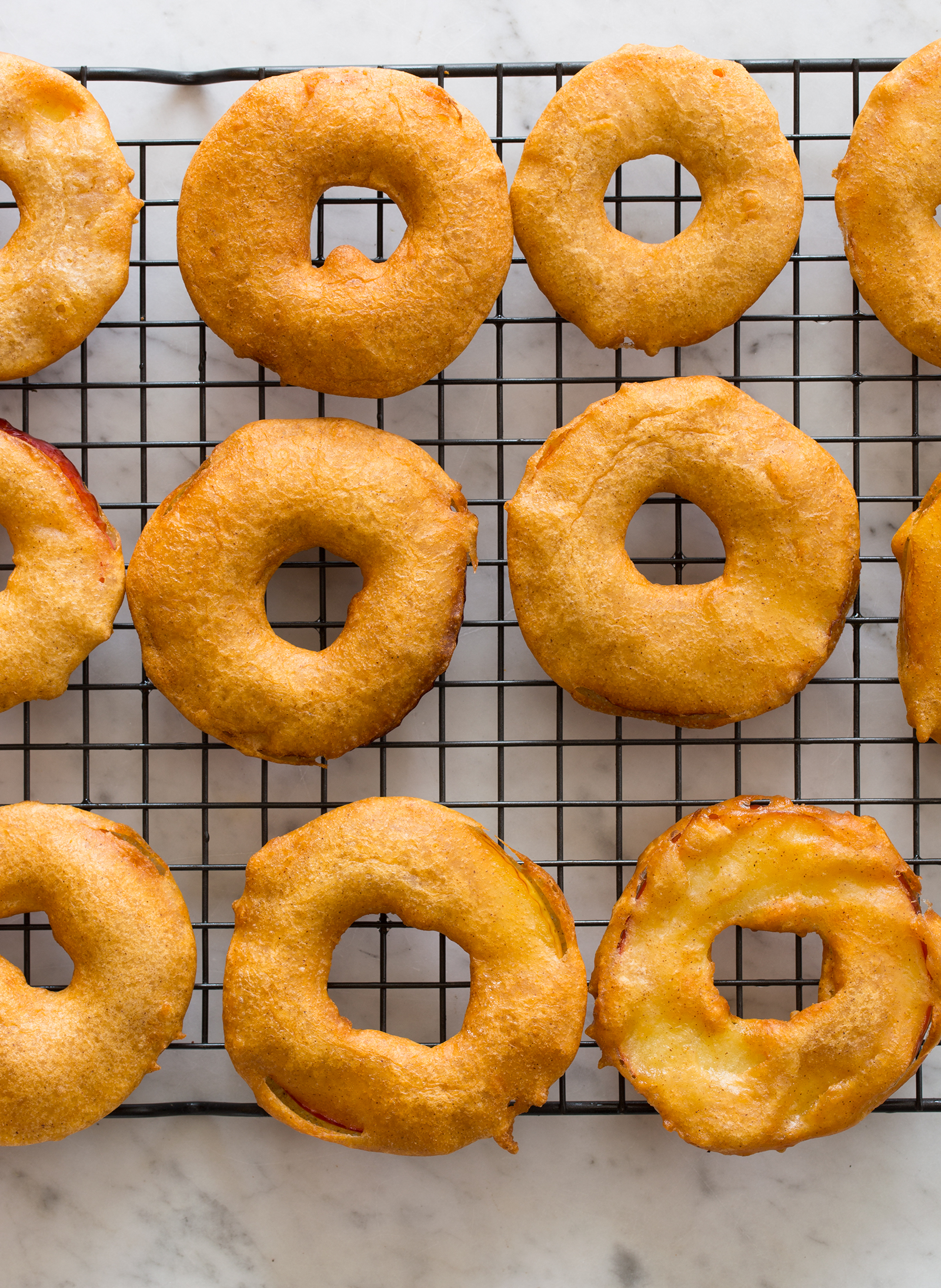 Apple Fritter Rings Fried Sweetango