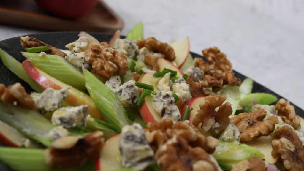 SweeTango Celery Salad with Blue Cheese and Walnuts